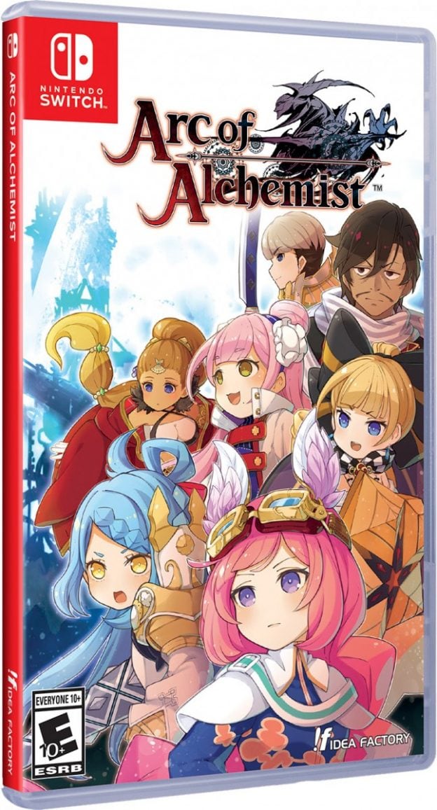arc of alchemist physical release idea factory limited run games nintendo switch cover limitedgamenews.com