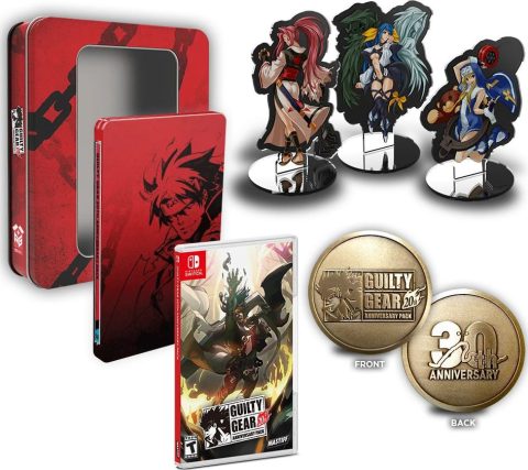guilty gear 20th anniversary pack deluxe edition physical release physicality games nintendo switch cover limitedgamenews.com