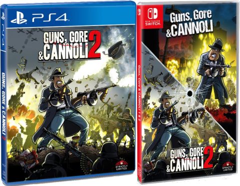 guns gore and cannoli 2 standard edition physical release strictly limited games ps4 nintendo switch cover limitedgamenews.com