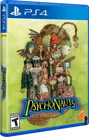psychonauts iam8bit variant limited run games ps4 cover limitedgamenews.com