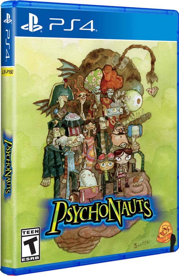 psychonauts iam8bit variant limited run games ps4 cover limitedgamenews.com