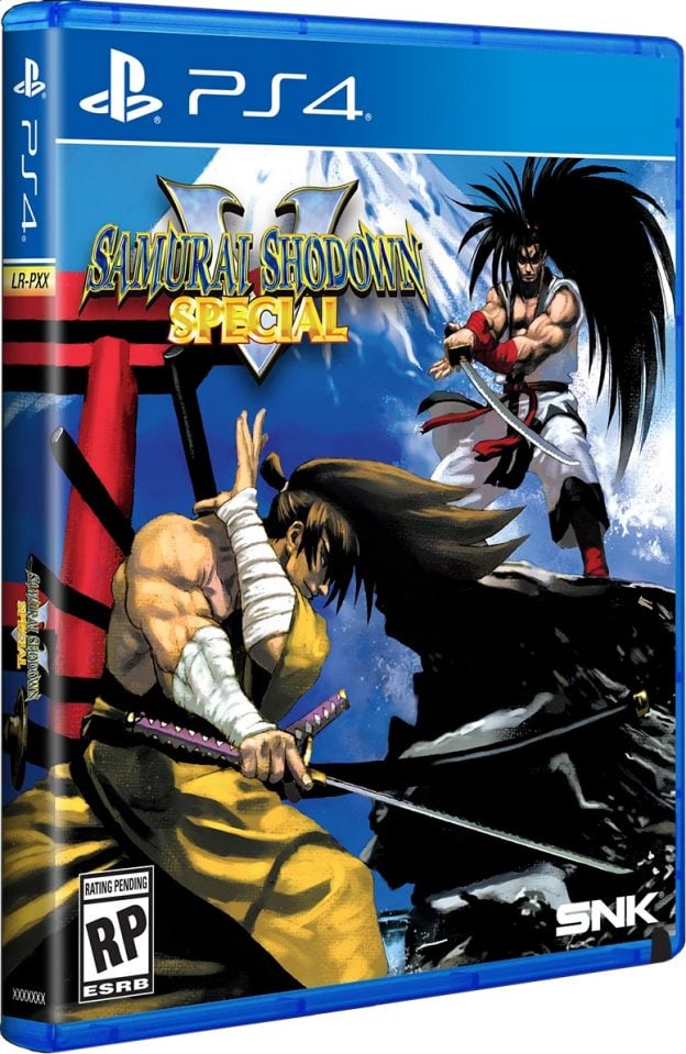 samurai shodown v special physical release limited run games standard edition ps4 cover limitedgamenews.com