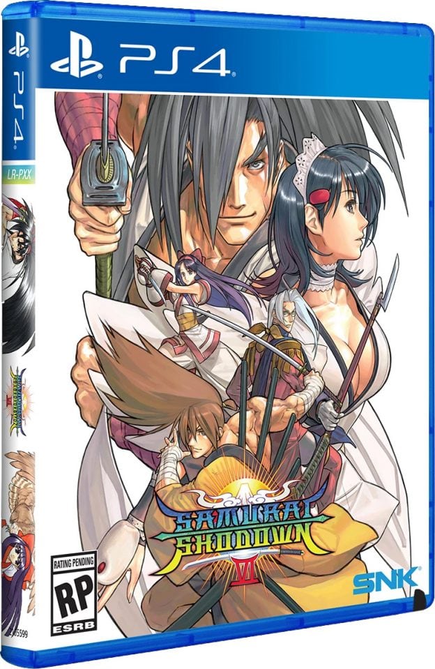 samurai shodown vi physical release limited run games ps4 cover limitedgamenews.com