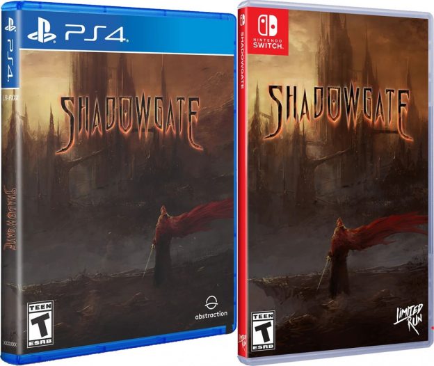 shadowgate standard edition physical release limited run games nintendo switch ps4 cover limitedgamenews.com