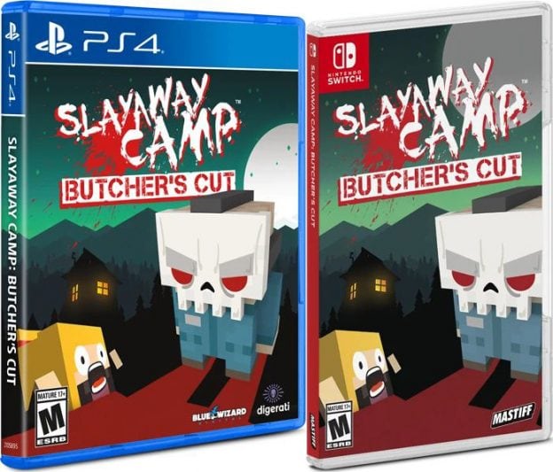 slayaway camp butchers cut standard edition physical release physicality games ps4 nintendo switch cover limitedgamenews.com