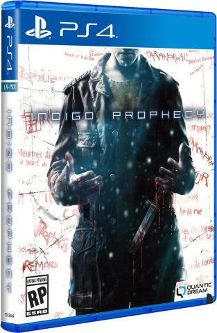 indigo prophecy standard edition physical release limited run games ps4 cover limitedgamenews.com