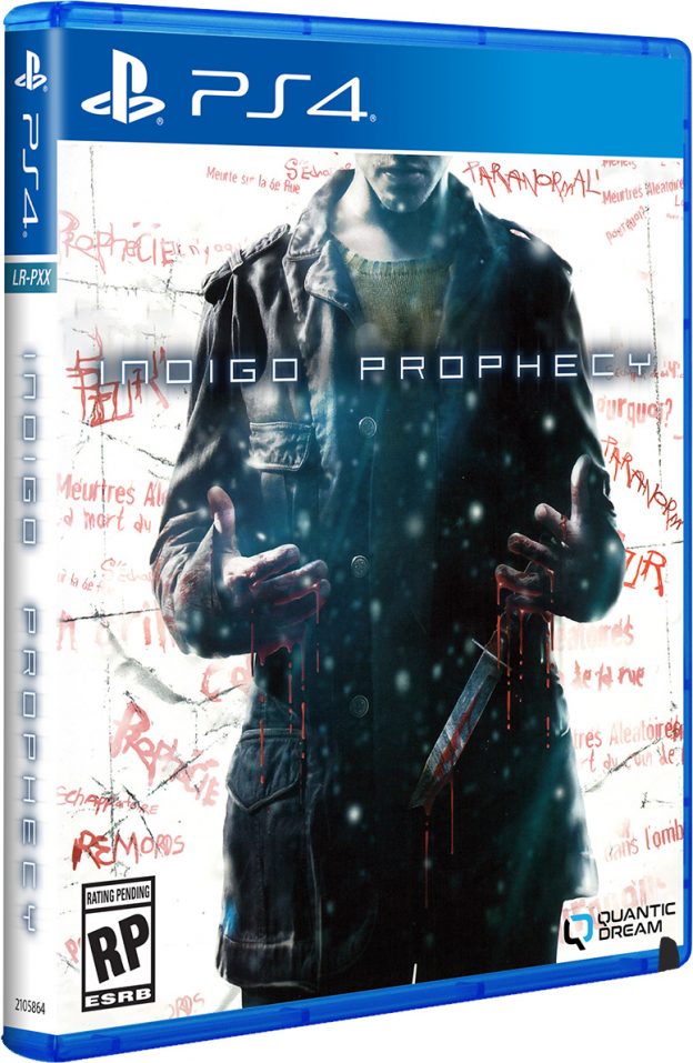 indigo prophecy standard edition physical release limited run games ps4 cover limitedgamenews.com