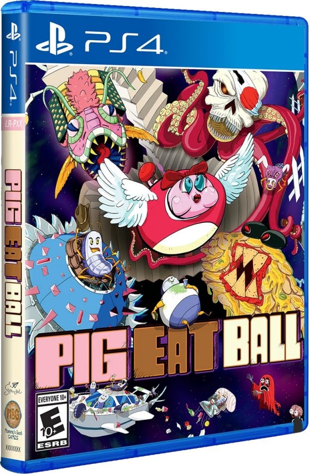 pig eat ball physical release limited run games ps4 cover limitedgamenews.com