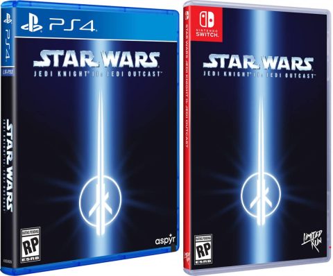 star wars jedi knight ii jedi outcast physical release limited run games ps4 nintendo switch cover limitedgamenews.com