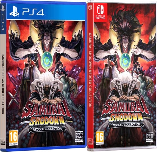 samurai shodown neo geo collection physical release standard edition ps4 nintendo switch cover limitedgamenews.com