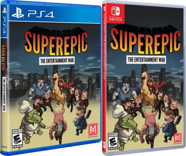 super epic physical standard release pm studios ps4 nintendo switch cover limitedgamenews.com