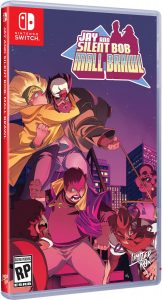 jay and silent bob mall brawl standard edition physical release limited run games nintendo switch cover limitedgamenews.com