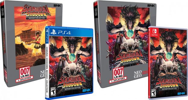 samurai shodown neogeo collection classic edition physical release limited run games ps4 nintendo switch cover limitedgamenews.com