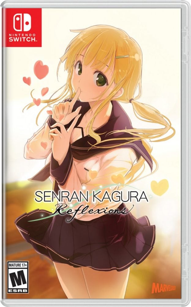 senran kagura reflexions physical release limited run games marvelous nintendo switch cover limitedgamenews.com