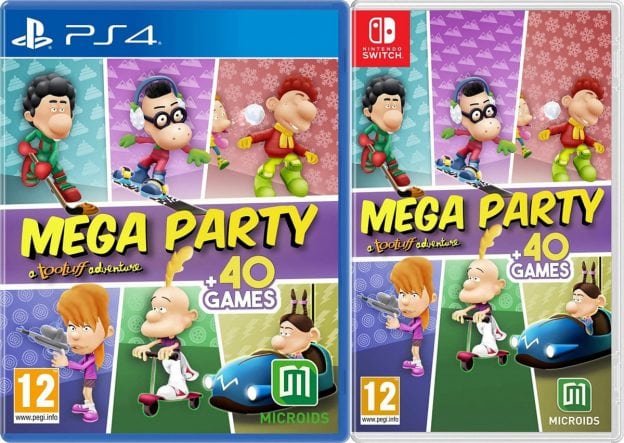 titeuf mega party a tootuff adventure retail release microids ps4 nintendo switch cover limitedgamenews.com