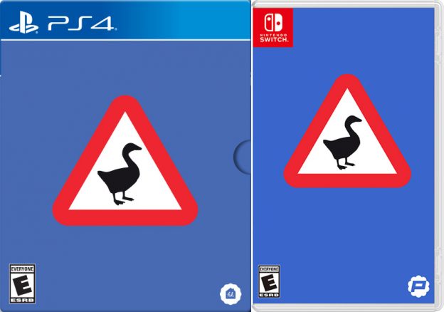 untitled goose game lovely edition physical release iam8bit ps4 nintendo switch cover limitedgamenews.com