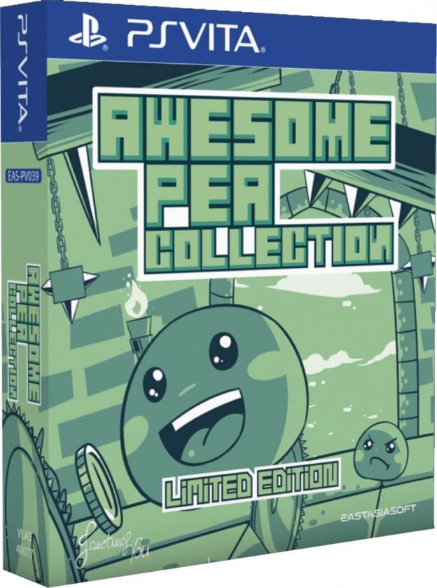 awesome pea collection physical release limited edition eastasiasoft play exclusives playstation vita cover www.limitedgamenews.com