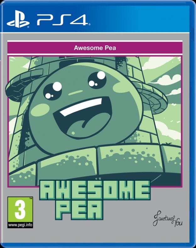 awesome pea retail red art games ps4 cover www.limitedgamenews.com