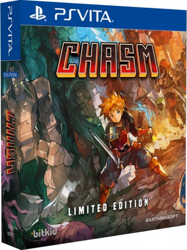 chasm physical release limited edition eastasiasoft play exclusives playstation vita cover www.limitedgamenews.com