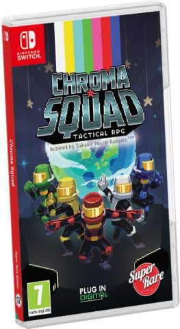 chroma squad tactical rpg retail limited run games nintendo switch cover www.limitedgamenews.com