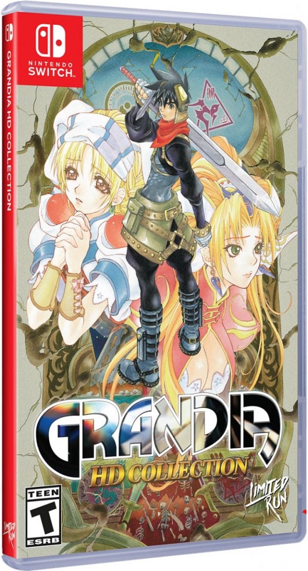grandia hd collection retail limited run games nintendo switch cover www.limitedgamenews.com