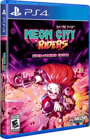 neon city riders retail release limited run games ps4 cover www.limitedgamenews.com