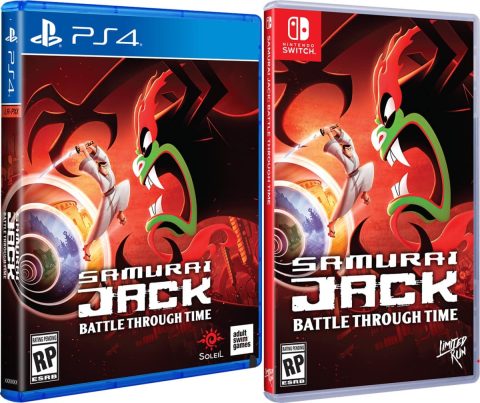 samurai jack battle through time retail release limited run games playstation 4 nintendo switch cover www.limitedgamenews.com