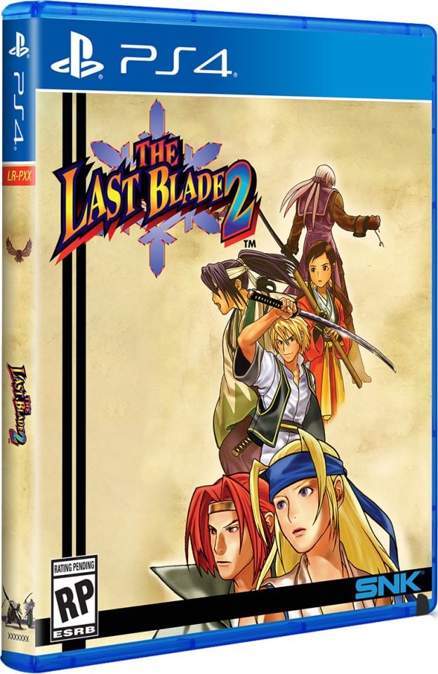 the last blade 2 retail release limited run games standard edition ps4 cover www.limitedgamenews.com