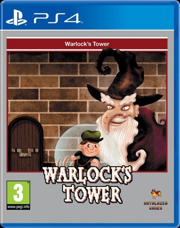 warlock's tower retail red art games ps4 cover www.limitedgamenews.com