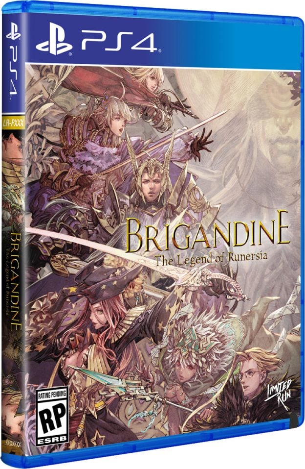 brigandine the legend of runersia retail release limited run games standard edition playstation 4 cover www.limitedgamenews.com