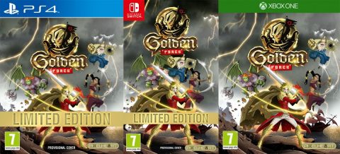 golden force retail release pixelheart xbox one playstation 4 nintendo switch cover www.limitedgamenews.com