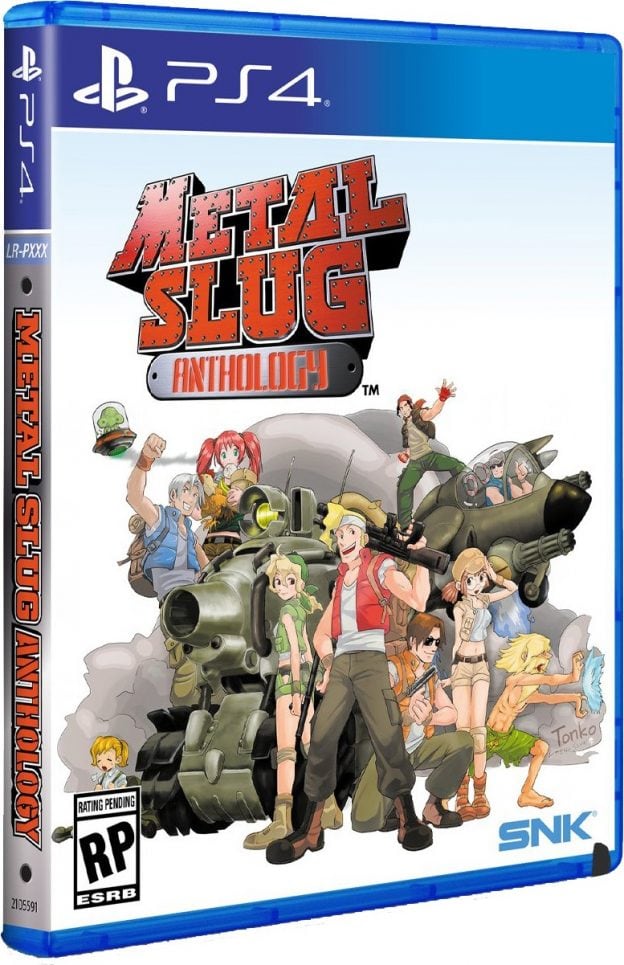 metal slug anthology retail release standard edition limited run games playstation 4 cover www.limitedgamenews.com