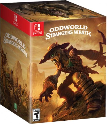 oddworld strangers wrath hd collectors edition retail microids nintendo switch cover www.limitedgamenews.com