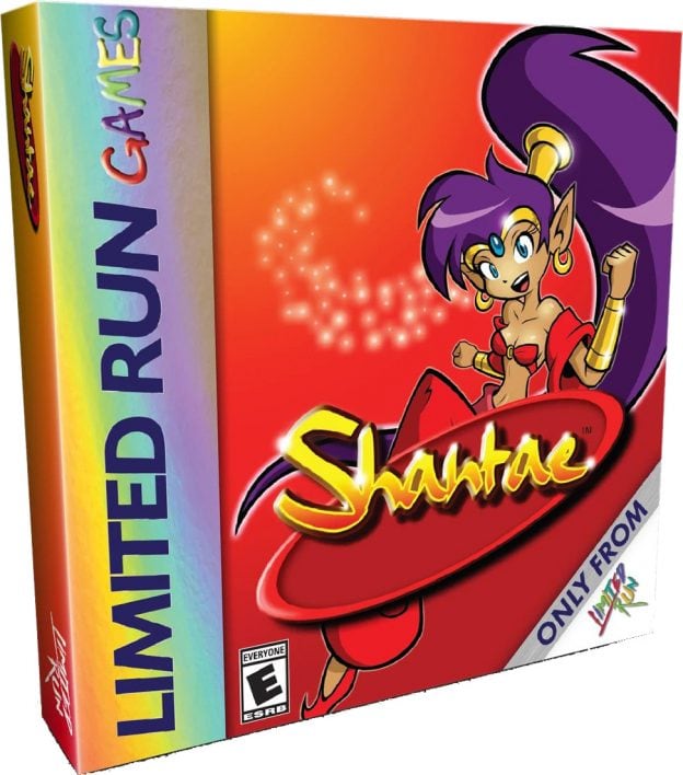 shantae retail re-release limited run games standard edition game boy color cover www.limitedgamenews.com