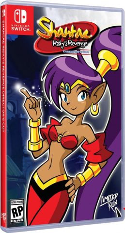 shantae riskys revenge retail release limited run games standard edition nintendo switch cover www.limitedgamenews.com
