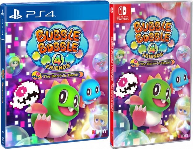 bubble bobble 4 friends the baron is back retail inin games playstation 4 nintendo switch cover www.limitedgamenews.com