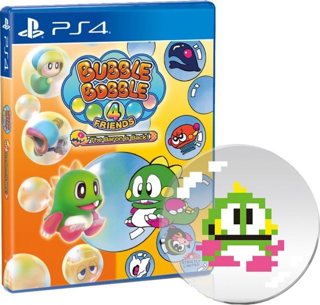 bubble bobble 4 friends the baron is back retail strictly limited games playstation 4 cover www.limitedgamenews.com