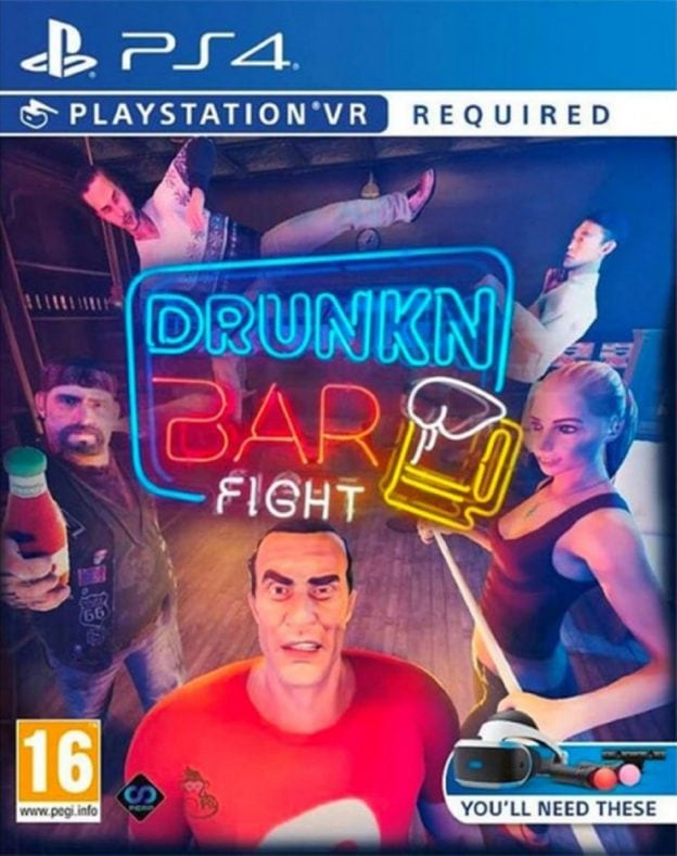 drunkn bar fight retail perp games playstation 4 playstation vr cover www.limitedgamenews.com