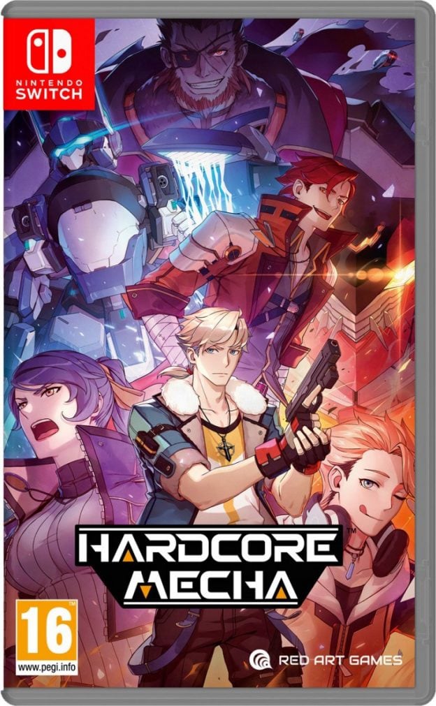 hardcore mecha retail limited run games nintendo switchcover www.limitedgamenews.com