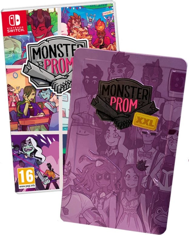 monster prom xxl retail super rare games standard edition plus steelbook nintendo switch cover www.limitedgamenews.com