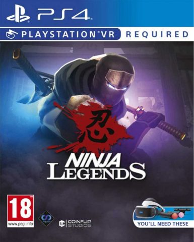 ninja legends retail perp games playstation vr cover www.limitedgamenews.com