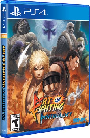 art of fighting physical retail release standard edition limited run games playstation 4 cover www.limitedgamenews.com
