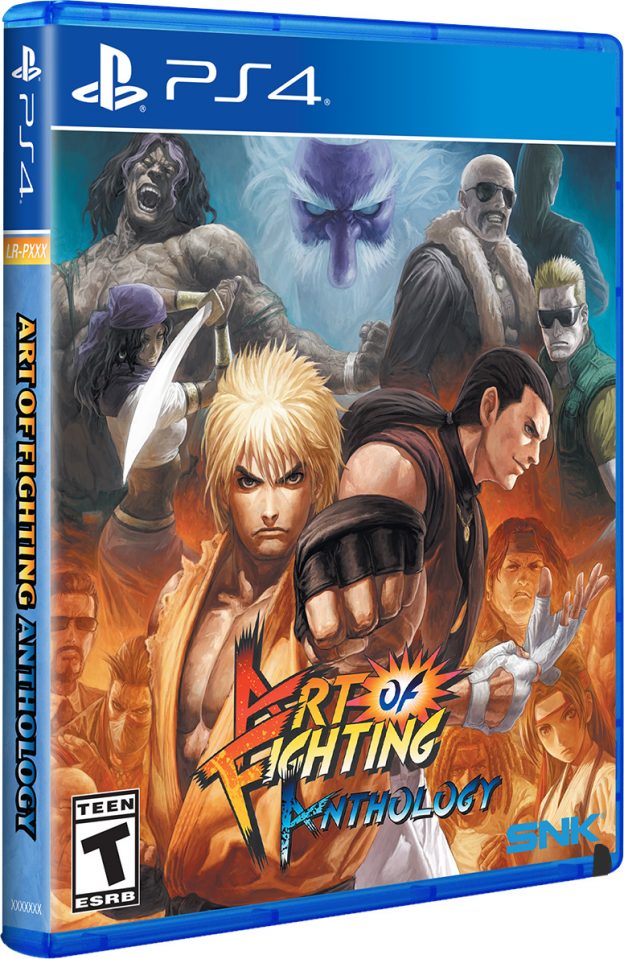 art of fighting physical retail release standard edition limited run games playstation 4 cover www.limitedgamenews.com