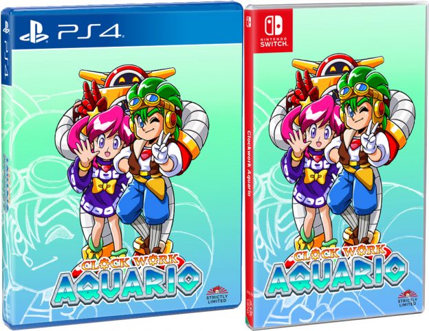 clockwork aquario physcal retail release standard edition strictly limited games 3rd anniversary playstation 4 nintendo switch cover www.limitedgamenews.com