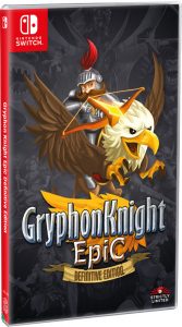 gryphon knight epic definitive edition physical retail release strictly limited games 3rd anniversary nintendo switch cover www.limitedgamenews.com