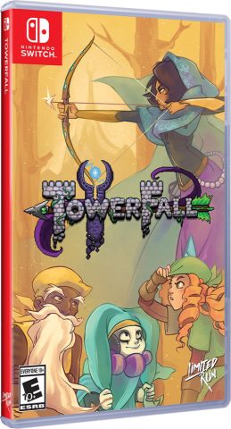 towerfall physical retail release standard edition limited run games nintendo switch cover www.limitedgamenews.com
