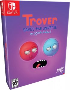 trover saves the universe physical retail release collectors edition limited run games nintendo switch cover www.limitedgamenews.com