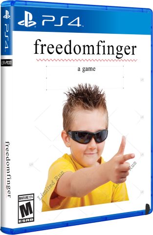 freedom finger physical retail release limited run games playstation 4 cover www.limitedgamenews.com