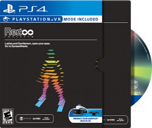 rez infinite eco-forward edition physical retail release iam8bit playstation 4 cover www.limitedgamenews.com