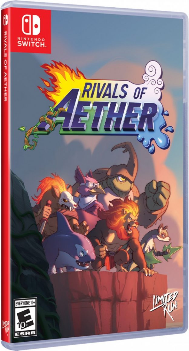 rivals of aether physical retail release limited run games standard edition nintendo switch cover www.limitedgamenews.com